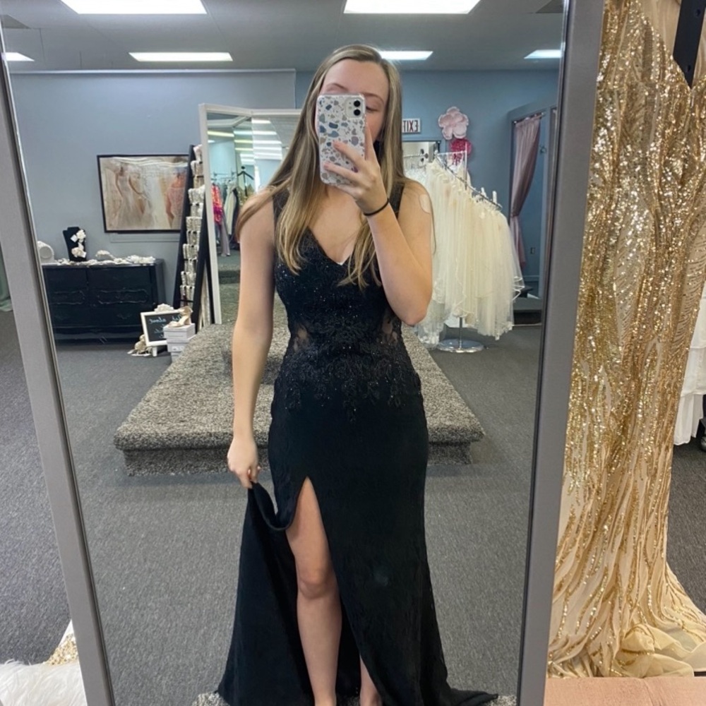 Elegant Black Evening Gown
